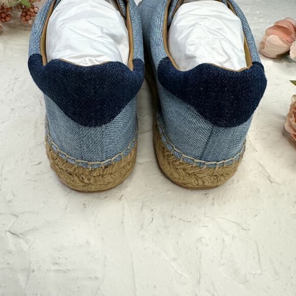 Marc Fisher Mandia 2 Denim Espadrille‎ Sneakers Size 6 - Picture 4 of 10